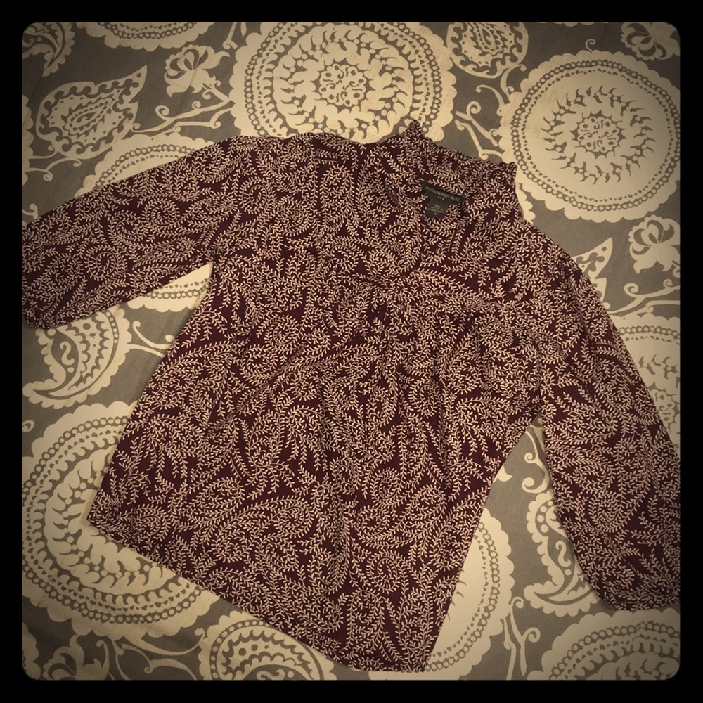 Banana Republic Ruffled Collar Blouse